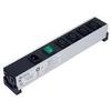 1581H4DP, Power Outlet Strip, 10A Double Pole, 100-240V, Front or Rear Facing 4X C13 Outlets view 1