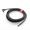 DRRI M12 Right Angle 8-Pins Male Sensor Connector to Fly Lead Waterproof Electrical Shield Cable for Automation Application 5M view 1
