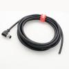DRRI M12 Right Angle 8-Pins Male Sensor Connector to Fly Lead Waterproof Electrical Shield Cable for Automation Application 5M view 2