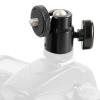 GOWENIC MiniHead with 360 Rotation, 1/4 Screw Mount Stand for DSLR Camera Camcorder (Black) view 2