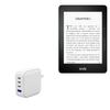 BoxWave Charger Compatible with Amazon Kindle Paperwhite (3rd Gen 2015) - PD miniCube (100W), 100W 3 PD Port Wall Charger International - Winter White view 1