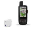 BoxWave Charger Compatible with Garmin GPSMAP 66i - PD miniCube (100W), 100W 3 PD Port Wall Charger International - Winter White view 1
