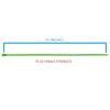 11-inch Fluorescent Green Multi-Purpose Cable Tie/Zip Tie, 75-lb Tensile Strength, 100-Pack view 2