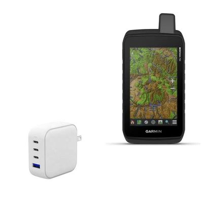 BoxWave Charger Compatible with Garmin Montana 700 - PD miniCube (100W), 100W 3 PD Port Wall Charger International - Winter White