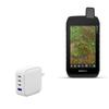 BoxWave Charger Compatible with Garmin Montana 700 - PD miniCube (100W), 100W 3 PD Port Wall Charger International - Winter White view 1