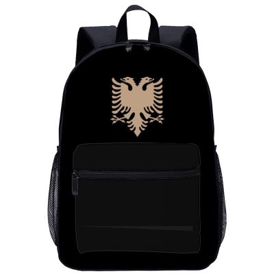 Albanian Eaglewalnut 17 Inch Laptop Backpack Large Capacity Daypack Travel Shoulder Bag for Men&Women