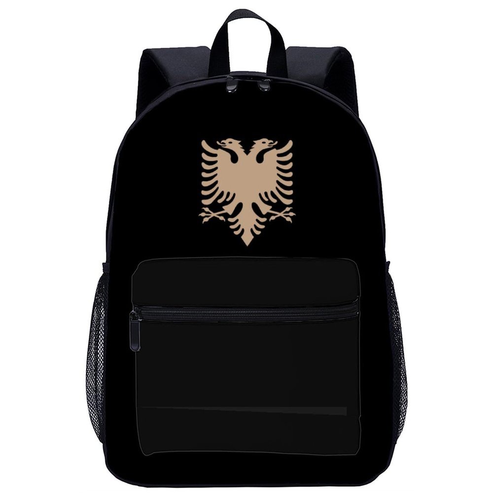 Albanian Eaglewalnut 17 Inch Laptop Backpack Large Capacity Daypack Travel Shoulder Bag for Men&Women