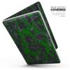 DesignSkinz - Compatible with MacBook Air 11"(A1465/A1370) - Skin Decal Protective Scratch Resistant Vinyl Wrap - Dark Green and Gray Digital Camouflage view 2