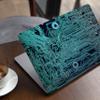 DesignSkinz - Compatible with MacBook Pro 13" wo TB (A1708) - Skin Decal Protective Scratch Resistant Vinyl Wrap - Electric Circuit Board V5 view 3