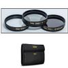 3Pc Kit UV Polarizer & FLD Filter Set for Sony HXR-NX30U view 4