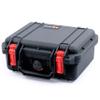 ColorCase Pelican Protector 1200 Case Black - Small Size Waterproof Case with Pick & Pluck Foam & Convoluted Lid Foam - Red Latches view 3