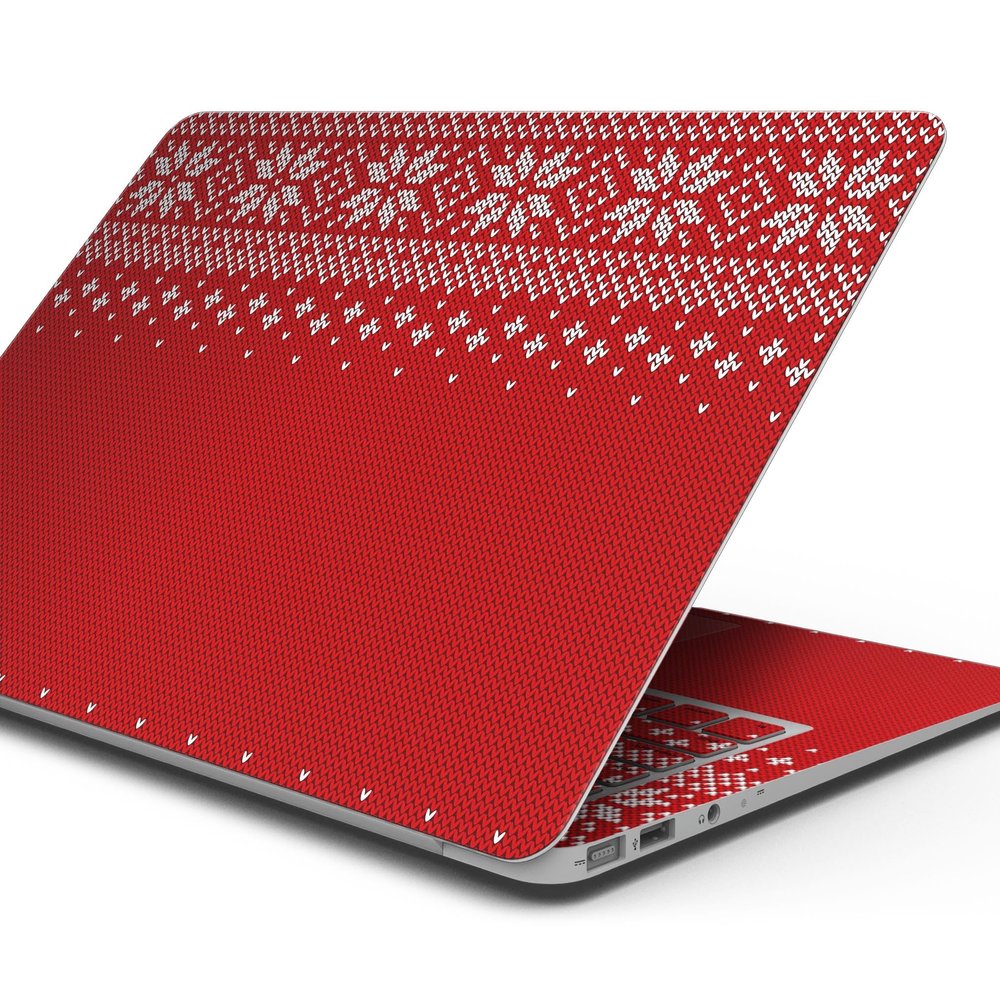 DesignSkinz - Compatible with MacBook Pro 16" (A2141) - Skin Decal Protective Scratch Resistant Vinyl Wrap - Knitted Ugly Christmas Sweater V4