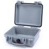 ColorCase Pelican Protector 1200 Case Silver - Small Size Waterproof Case (Case Only) - Silver Latches view 1