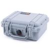 ColorCase Pelican Protector 1200 Case Silver - Small Size Waterproof Case (Case Only) - Silver Latches view 2