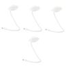 Uonlytech 4pcs USB Charging Desk Lamp Lamp Night Light Adorable Flying Saucer Reading Light for Boys and Girls No Harm to Eyes view 1