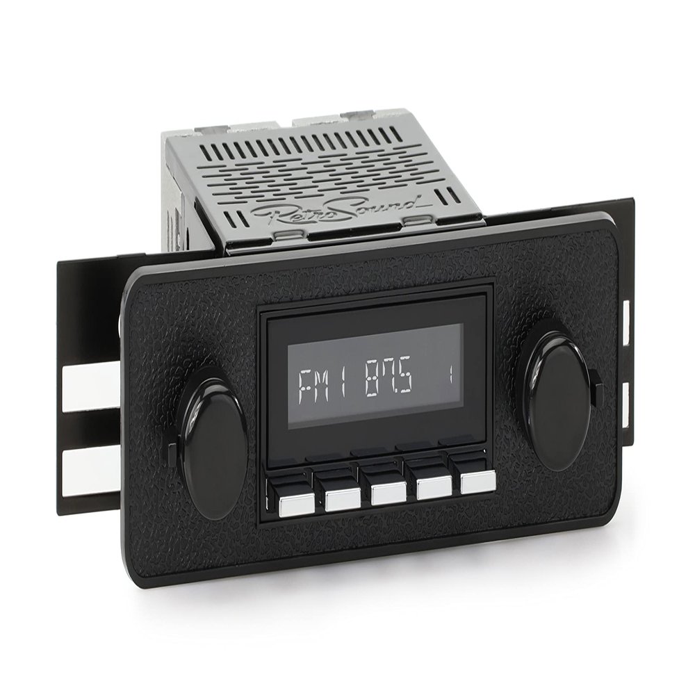 RetroRadio Compatible with 2002-06 Mitsubishi Lancer with DIN Kit Features Include Bluetooth, USB, AM/FM HBC-M2-402-40-90MX1