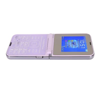 Basic Phone, 2.6in Screen 2 Screen Sound Flip 2G Phone for Elderly for Daily (#3)