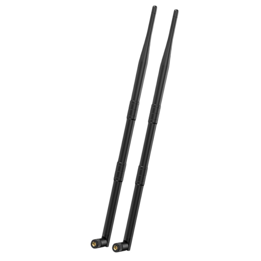 2 Pack 9dBi WiFi Antenna with SMA Male (SMA-Plug) Connector Compatible W/Anran Haloview IP Camera & Other Wireless Security Camera Antenna - 2.4Ghz Wireless Networking Device