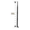 2 Pack 9dBi WiFi Antenna with SMA Male (SMA-Plug) Connector Compatible W/Anran Haloview IP Camera & Other Wireless Security Camera Antenna - 2.4Ghz Wireless Networking Device view 3