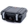 ColorCase Pelican Protector 1200 Case Black - Small Size Waterproof Case with Pick & Pluck Foam & Convoluted Lid Foam - Silver Latches view 3