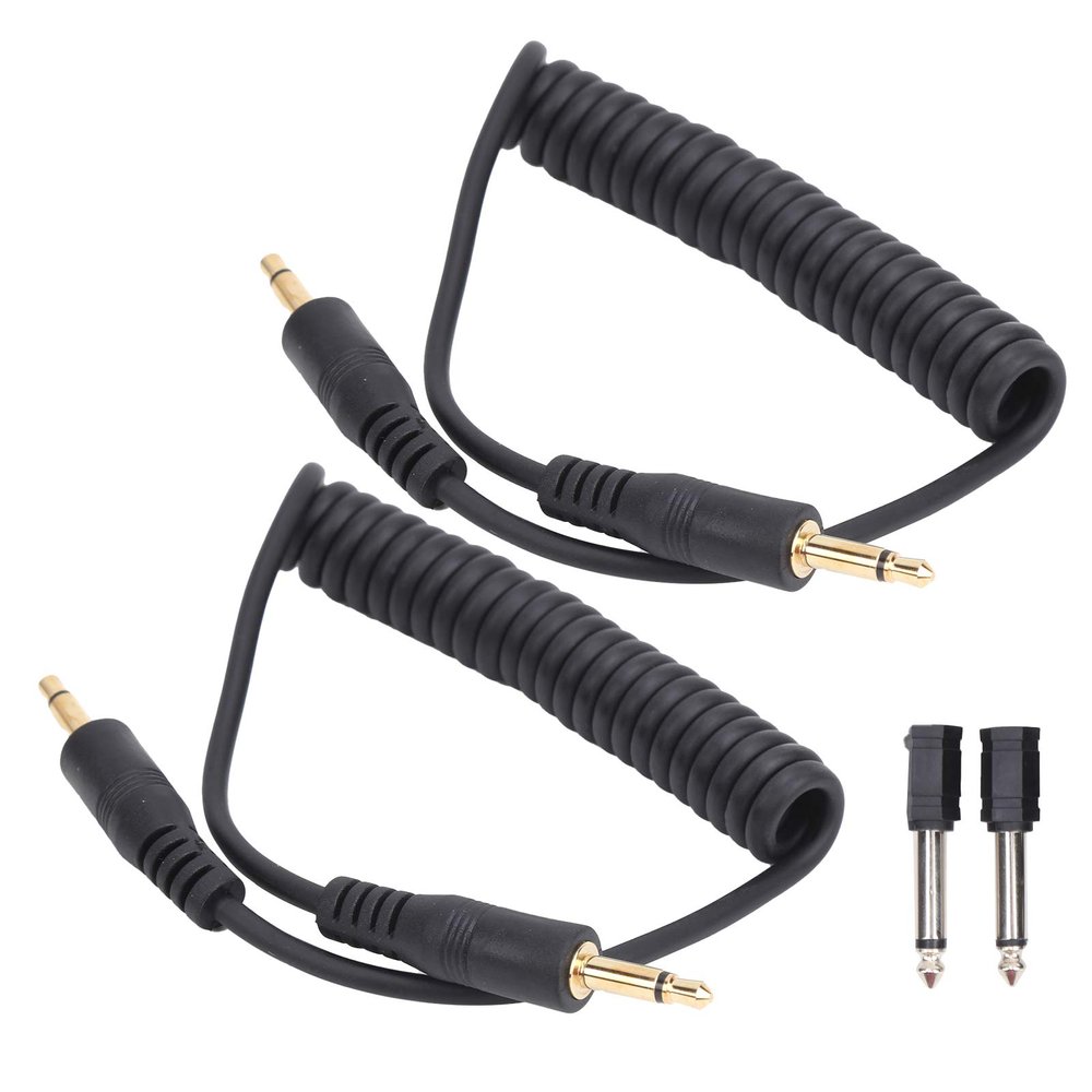 Acouto Universal 3.5mm?6.35mm Camera to Flash Sync Cable, Good Performance, Plug and Play,