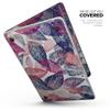 DesignSkinz - Compatible with Pro 13" wo TB (A1708) - Skin Decal Protective Scratch Resistant Vinyl Wrap - Seamless Pink & Blue Color Leaves view 2