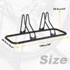 CyclingDeal Bicycle Floor Parking Rack Stand - for Mountain MTB Road Bike - Indoor Home Garage Storage - Upgraded 2 Bikes view 4
