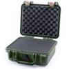 ColorCase Pelican Protector 1200 Case OD Green - Small Size Waterproof Case with Pick & Pluck Foam & Convoluted Lid Foam - Desert Tan Latches view 2