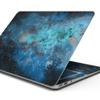 DesignSkinz - Compatible with Air 13" 2018 (A1932) - Skin Decal Protective Scratch Resistant Vinyl Wrap - Blue and Teal Painted Universe view 1