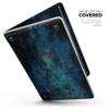 DesignSkinz - Compatible with Air 13" 2018 (A1932) - Skin Decal Protective Scratch Resistant Vinyl Wrap - Blue and Teal Painted Universe view 2