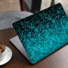 DesignSkinz - Compatible with MacBook Pro 14" M1/M2 (A2442/A2779) - Skin Decal Protective Scratch Resistant Vinyl Wrap - Black and Turquoise Unfocused Sparkle Print view 3