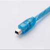 for USB-FX3G/FX3GA Data Communication Download Cable FX3G FX3GA Series PLC Programming Cable Transparent Blue 2 Length Meters view 3
