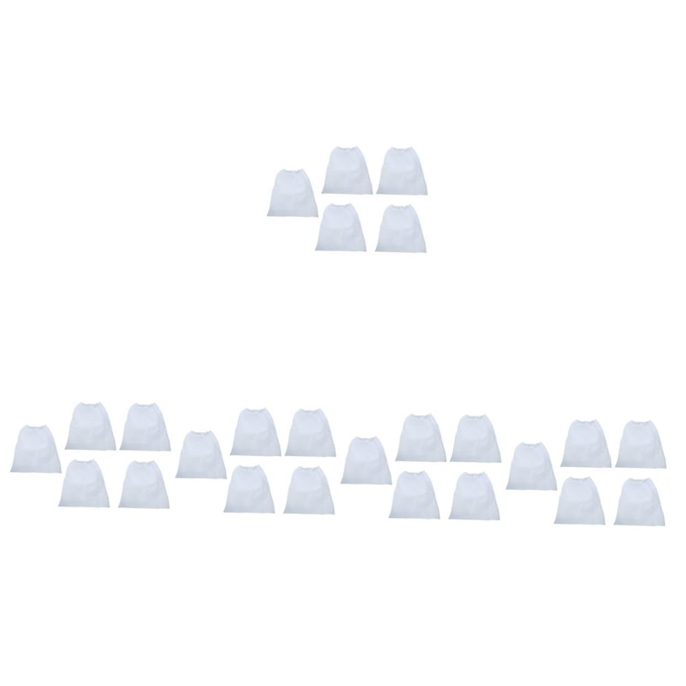 FOMIYES 25pcs Thickened Non-woven Nail Dust Collector Bags for Manicure Replacement Pouches for Nail Art Collectors Efficient Storage for Salon Use