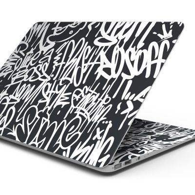 DesignSkinz - Compatible with Air 11"(A1465/A1370) - Skin Decal Protective Scratch Resistant Vinyl Wrap - Modern Graffiti Art V2