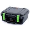 ColorCase Pelican Protector 1200 Case Black - Small Size Waterproof Case with Pick & Pluck Foam & Convoluted Lid Foam - Lime Green Latches view 3