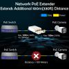 Outdoor 5 Port Gigabit PoE Switch/Extender, IEEE 802.3 af/at PoE Repeater, 10/100/1000Mbps, 1 PoE in 4 PoE Out, Powered by PoE, Wall Mount Waterproof POE Passthrough Switch view 4
