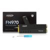 Fikwot FN970 4TB M.2 2280 PCIe Gen4 x4 NVMe 1.4 Internal Solid State Drive with Heatsink - Speeds up to 7,400MB/s, Configure DRAM Cache, Compatible PS5 Internal SSD view 1