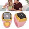 Smart Counter Ring, Tally Counter Finger Ring with 0.49 Inch Screen and CNC Button, Compatible with App for Prayer Counting and Daily Tracking view 4