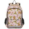 BOESI Christmas Gingerbread and Snowflakes laptop backpack travel work backpack multifunctional adjustable shoulder straps suitable for work, travel, leisure for both men and women 17.7" view 1