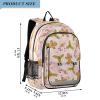 BOESI Christmas Gingerbread and Snowflakes laptop backpack travel work backpack multifunctional adjustable shoulder straps suitable for work, travel, leisure for both men and women 17.7" view 2