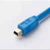 Applicable USB-FP-X Programming Cable Data Communication Cable FP-X FP0R Series PLC Download Cable Gold-Plated Blue Length 3 Meters view 3