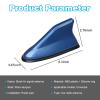 Augeny Car Shark Fin Antenna Cover, Super Functional Car AM/FM Radio Signal Roof Aerial Cover with Adhesive Tape Base, Vehicle Accessories Antenna Replacement for Car SUV Truck Van (Blue) view 2