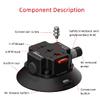 IFOOTAGE Spider Crab Vehicle Suction Cup VS-118,Powerful Suction Cup Camera Car Mount,Magic Arm Clamp MA5-6, 11 Inches Adjustable Friction Power Articulating Magic Arm view 3