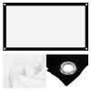 Projector Screen, 40Inch Portable Screen, Foldable Washable Non Crease Design, White Polyester, Front Back Projection Support, Movies Screen for Home Theater Outdoor Camping view 1