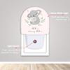 Axxitude Cute Koala Mom and Baby Night Lights Plug into Wall for Girls Boys Room,Night Light LED Lamp Dusk to Dawn Sensor Round Lamp for Bedroom Bathroom Hallway Home Wall Decor Nightlight view 2
