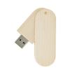 10 PCS Wooden Rotation USB Stick USB2.0 2GB Flash Drive Memory Stick Data Storage (2.0 2GB, Maple Wood) view 4