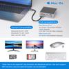USB C Hub, 16 in 2 Docking Station- Dual 4K HDMI, 6 USB, VGA, RJ45, SD/TF Card Reader - Triple Display for MacOS with Thunderbolt 3 (Not for M1) view 2