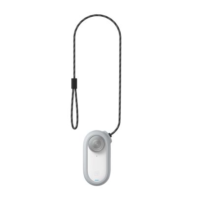 Silicone Protective Case with Neck Strap Lanyard Sling Fit for Insta360 GO 3 Action Camera Magnetic Chest Mount Necklace