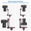 CAVIX PH-720B Compact Gimbal Head with QR Clamp and Plate, Indexing Rotator for 360 x 360 Panoramic Photos view 2