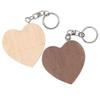 10 PCS USB2.0 16GB Flash Driver USB Memory Thumb Stick Wooden Heart Shape USB Stick (2.0 16GB, Heart Shape-2) view 3